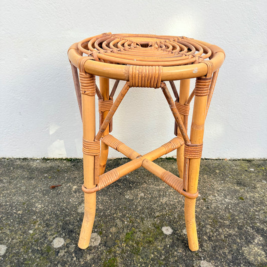 Tabouret en rotin