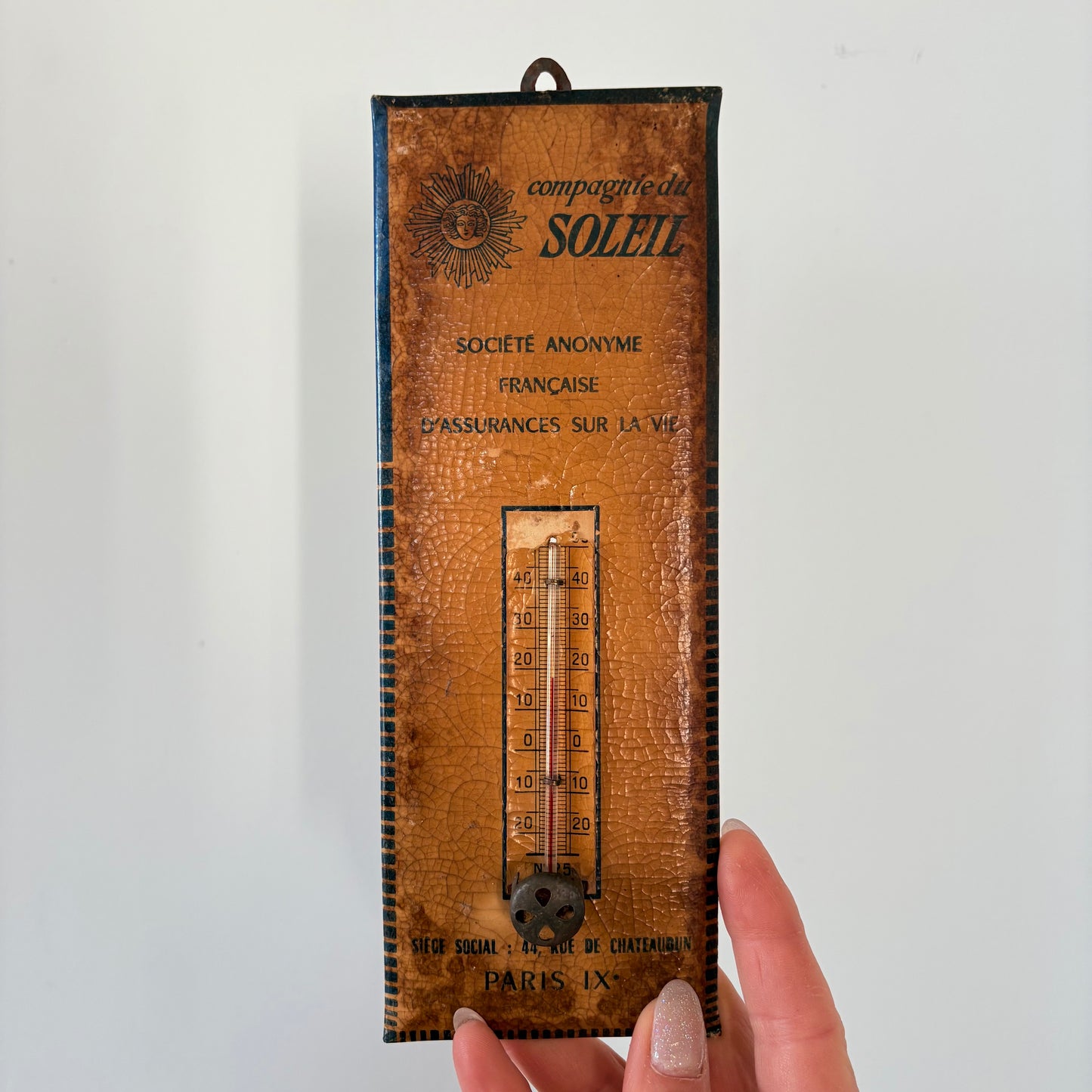 Thermomètre publicitaire