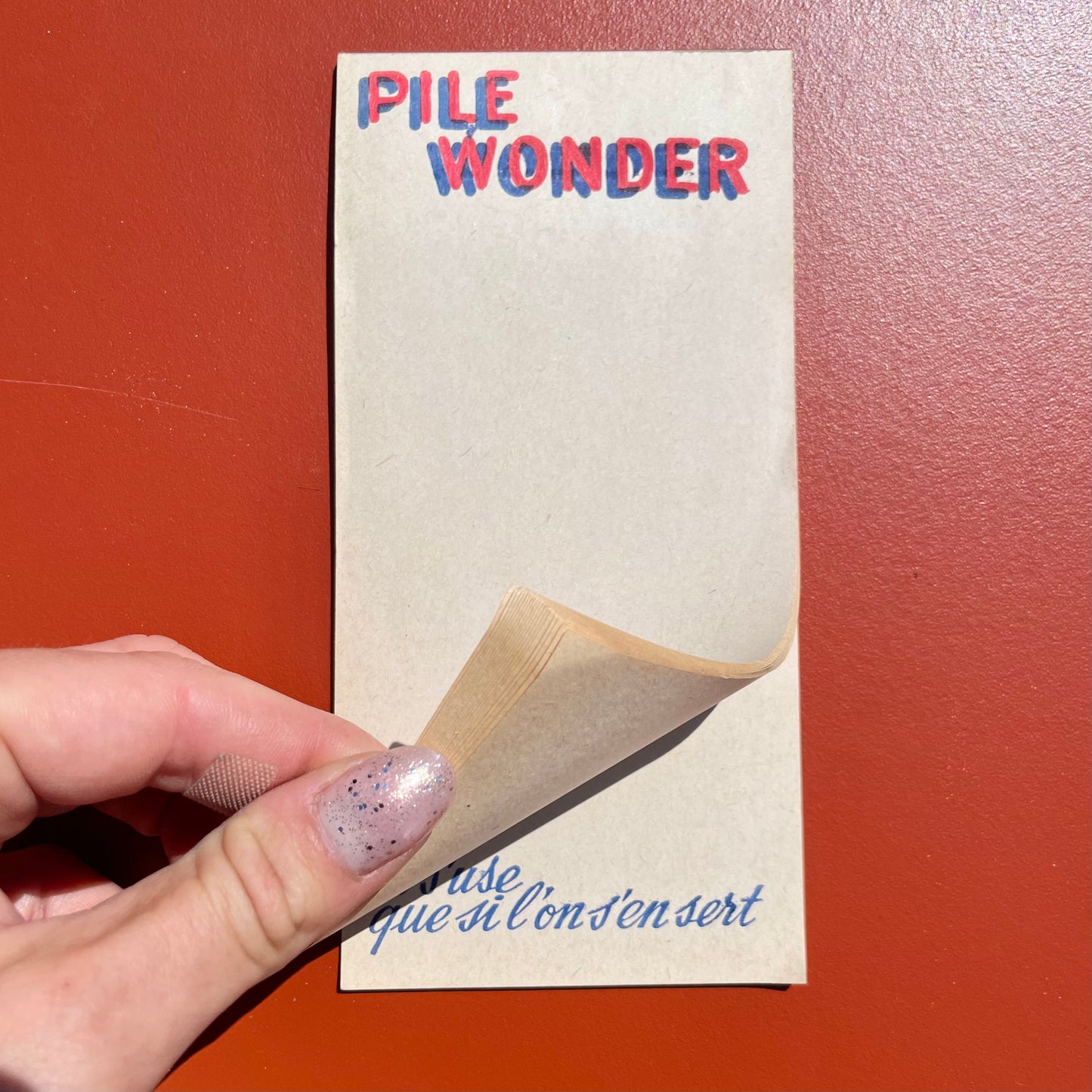 Carnet wonder