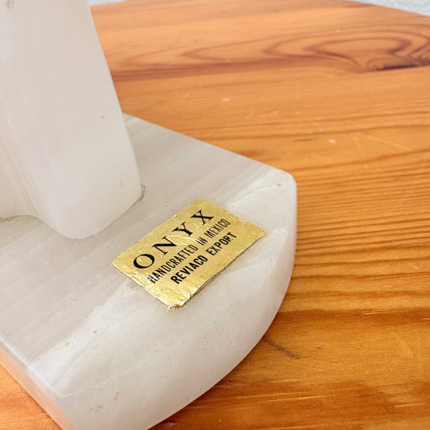 Paire de serre livres en Onyx