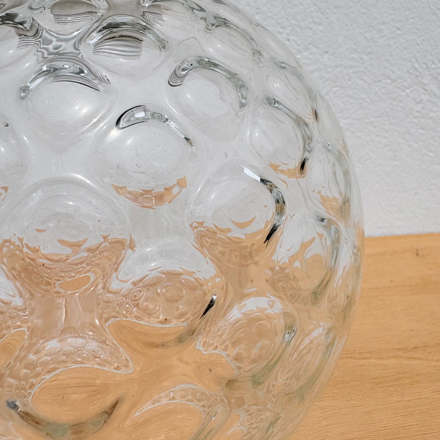 Suspension boule en verre