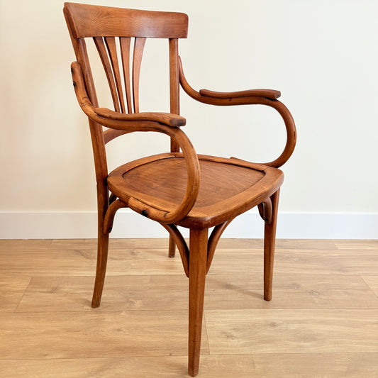Fauteuil en bois tourné