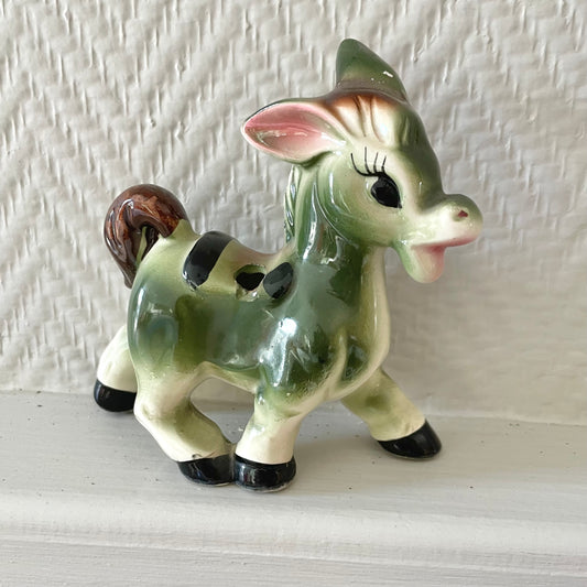 Figurine âne en céramique