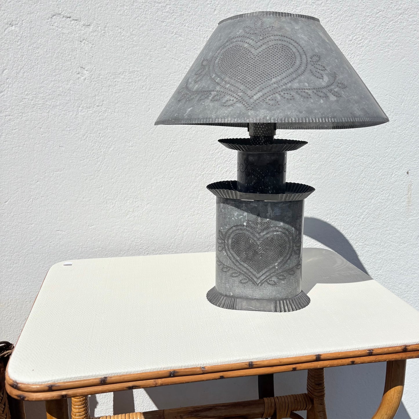 Lampe en zinc Argentine