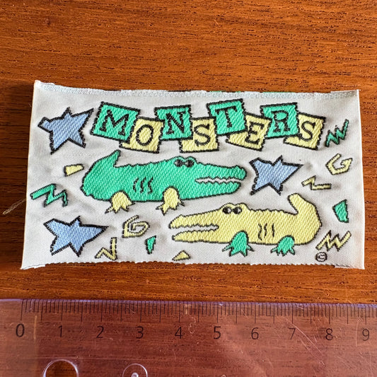 Patch vêtement crocodile