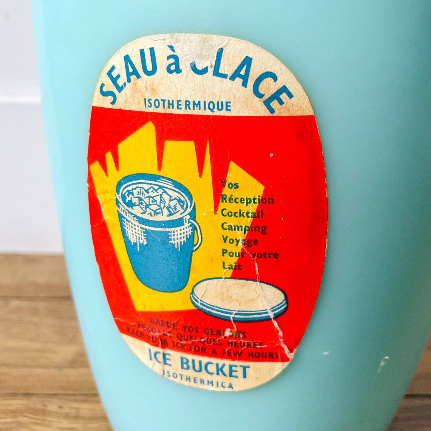 Seau à glace vintage