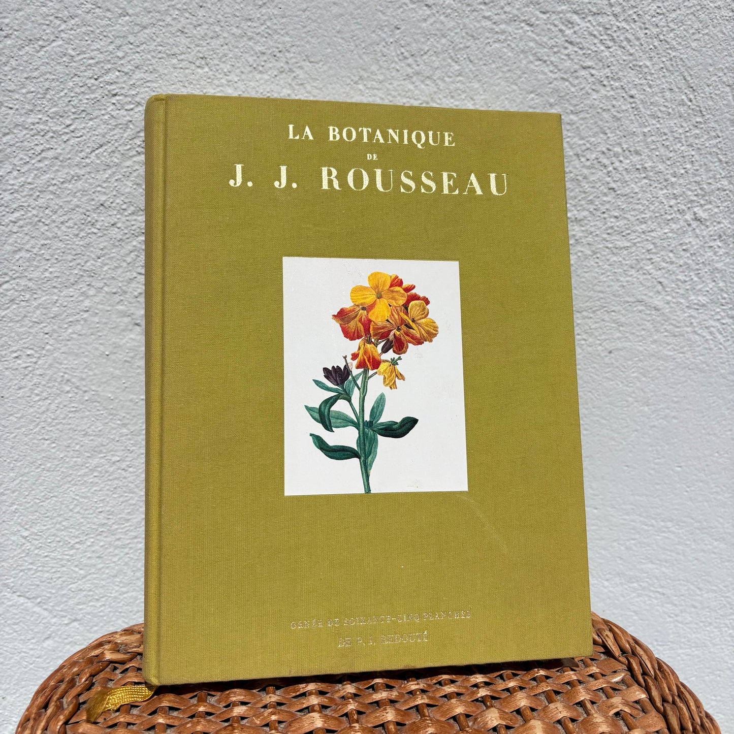 Livre de botanique de J.J. Rousseau