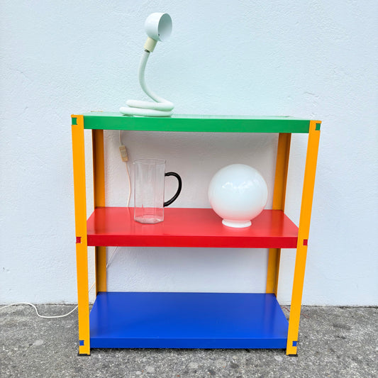 Étagère métallique années 80