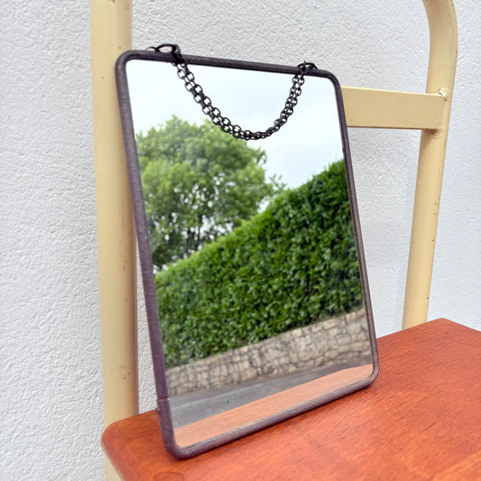 Miroir de barbier ancien