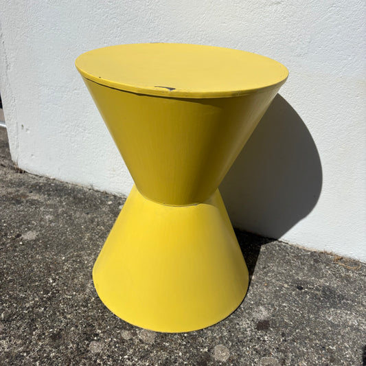 Tabouret diabolo jaune