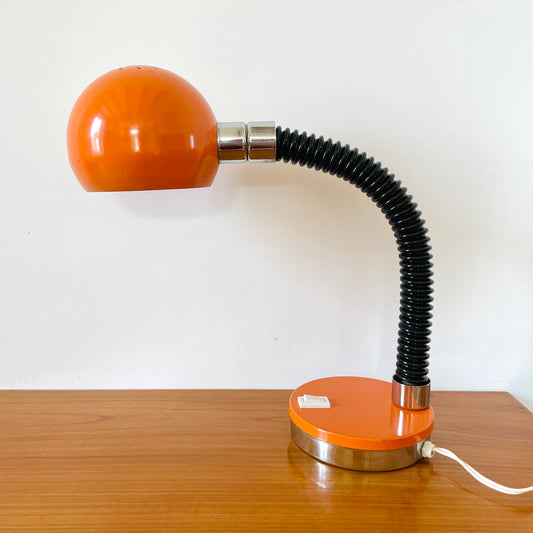 Lampe orange années 70