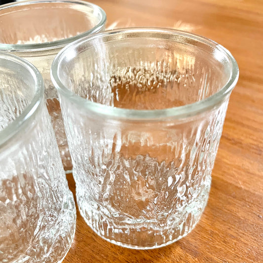 Lot de 5 verres glacés