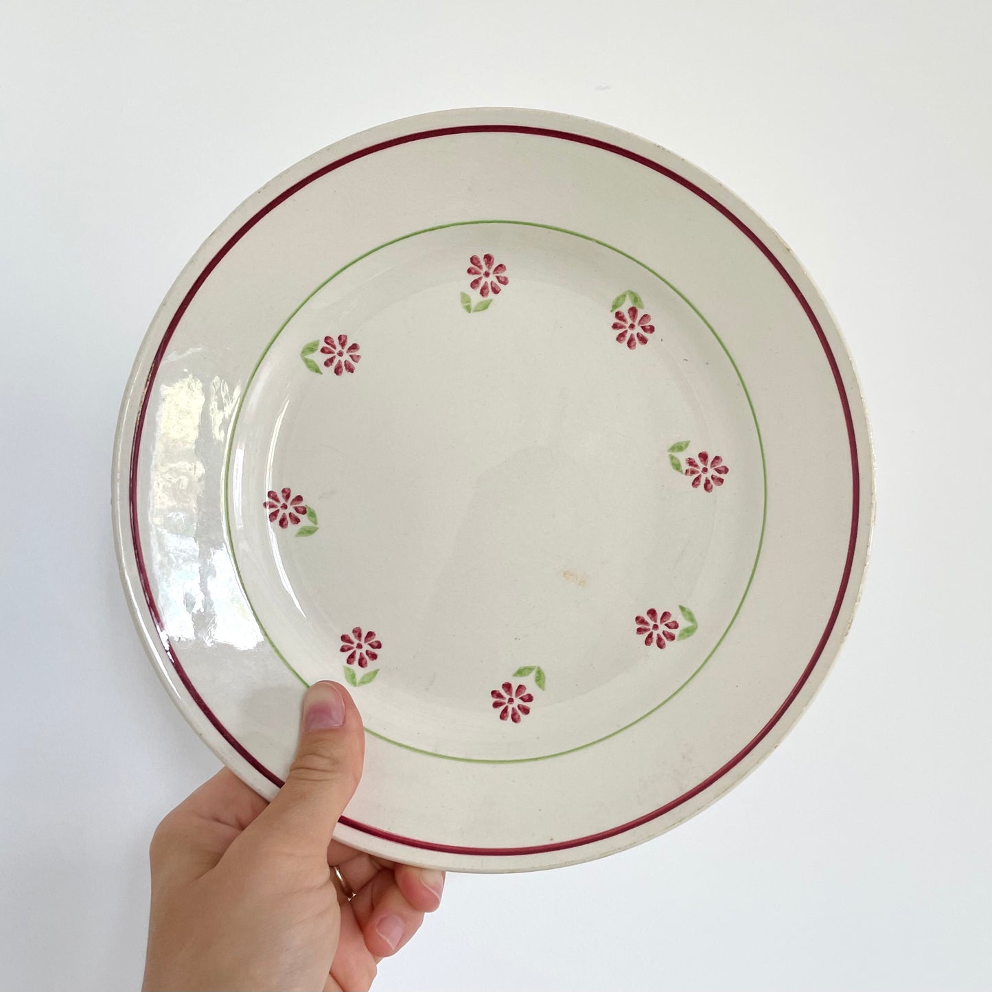 Assiette Gien motif Christiane