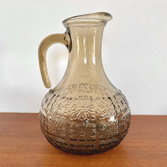 Carafe en verre fumé Italie