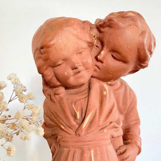 Statuette en plâtre Premier Amour