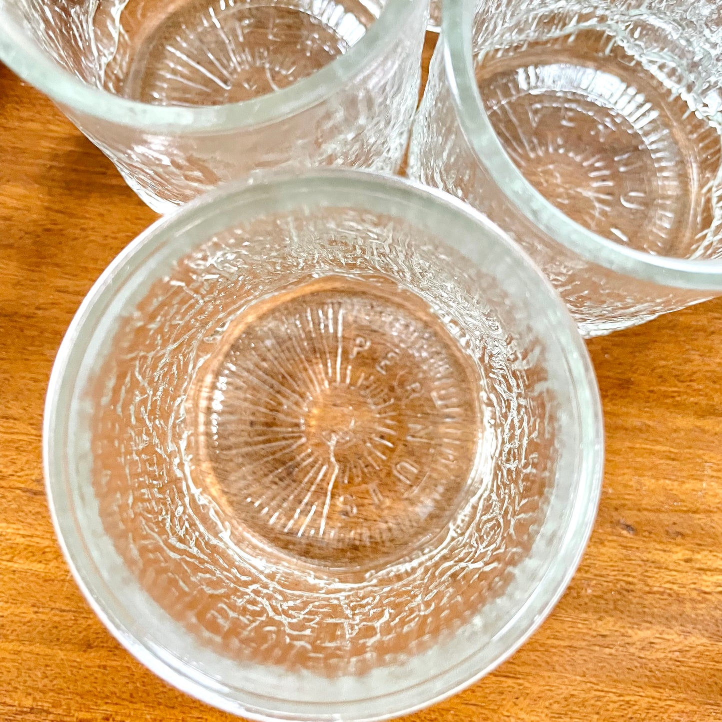 Lot de 5 verres glacés