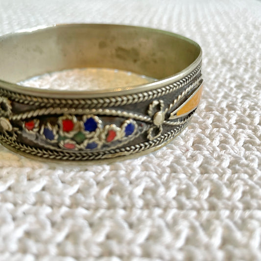 Bracelet cloisonnée d’émaux